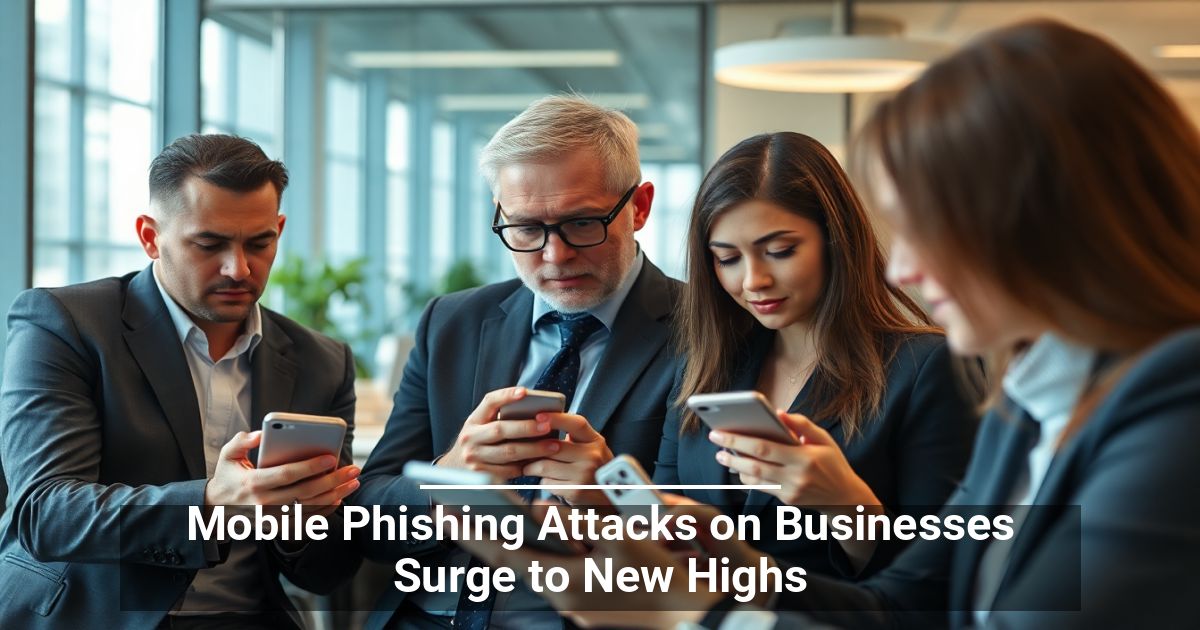 Mobile Phishing Attacks on Businesses Surge to New Highs